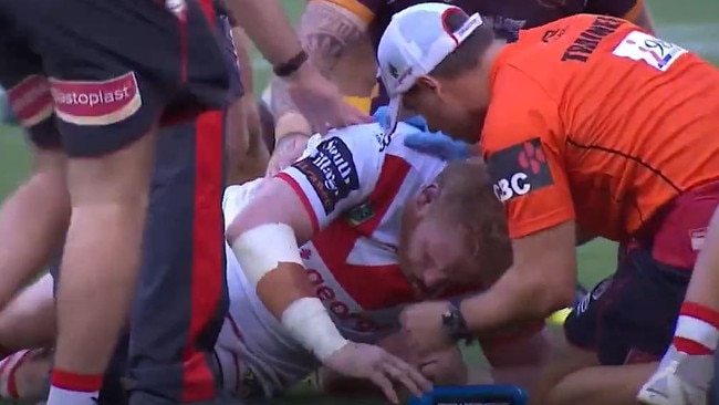 James Graham suffered serious head knocks during his NRL career.