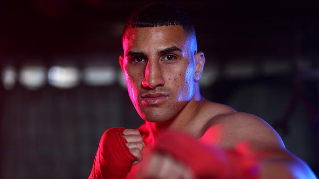 GOLD COAST, AUSTRALIA - MAY 20: Australian boxer Justis Huni poses during a portrait session on May 20, 2021 in Gold Coast, Australia. (Photo by Chris Hyde/Getty Images)