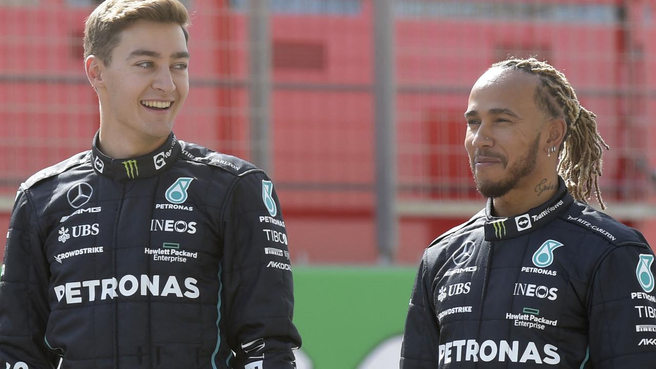 George Russell and Lewis Hamilton have struggled all season