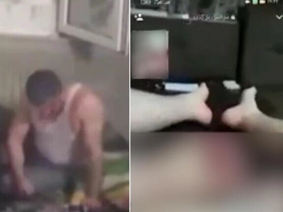 Several Iranian officials have been seen in footage shared online, showing them allegedly engaging in homosexual activities. Picture: Observers/France24