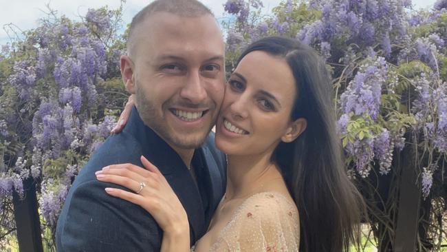 Paul Vasileff and Anna Frangiosa are engaged. Pictures: Paul Vasileff