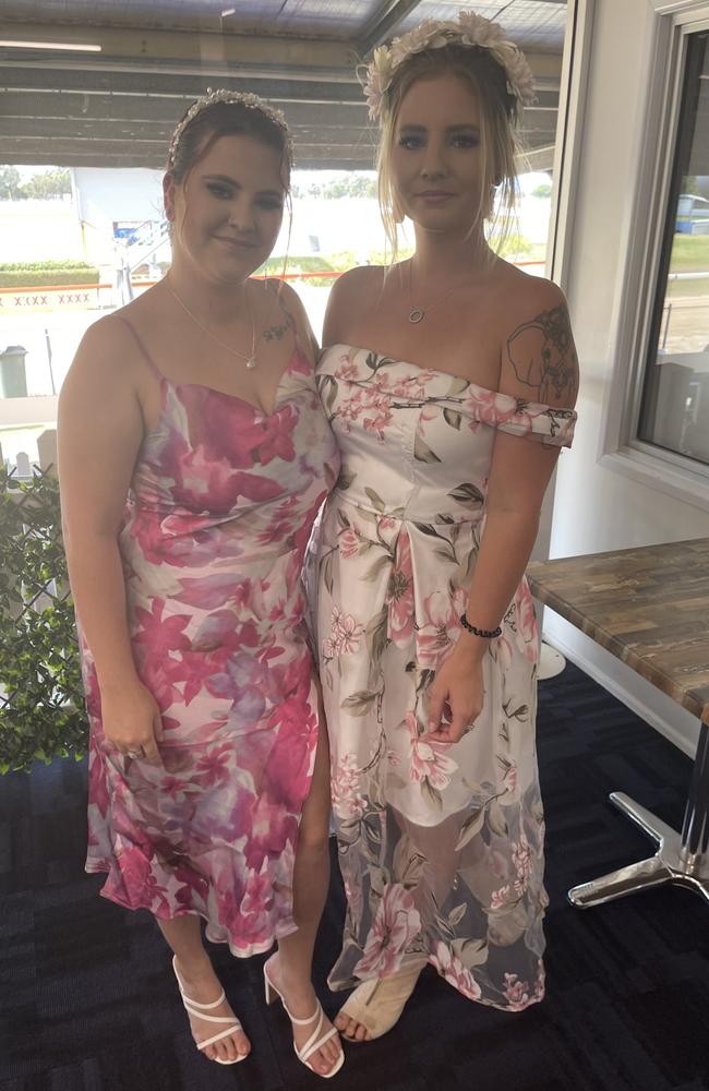 Tamika Somerville and Nadia Curley enjoyed the Bundaberg Toyota Race Day on Saturday, May 13.