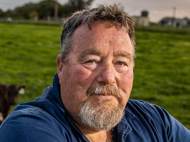 Dairy farmer John Hunt, on October 5th, at his Allendale East farm.Picture: Tom Huntley