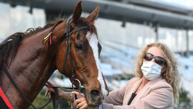 Still A Star with Monica Ryan after winning the Rose of Kingston Stakes. Picture: Brett Holburt–Racing Photos via Getty Images