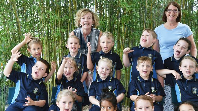 MY FIRST YEAR: Funny Faces. St Patrick's Catholic Preps. Picture: Patrick Woods.
