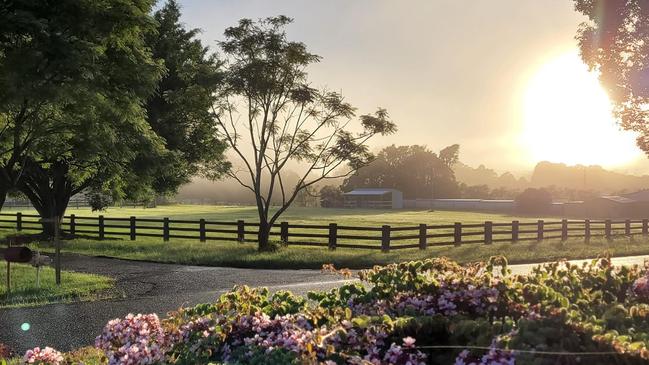 Dale Rogers captured the sun shining over Bonville on Wednesday morning, Mach 24.