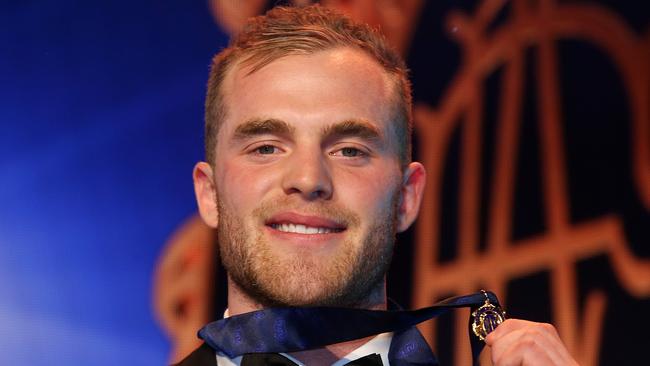 2018 Brownlow Medal winner Tom Mitchell. . Pic: Michael Klein