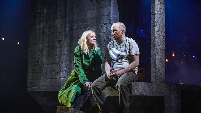 Rory Kinnear and Anne-Marie Duff as Macbeth and Lady Macbeth in the National Theatre stage production of Macbeth, a production that screened in cinemas via NT Live.