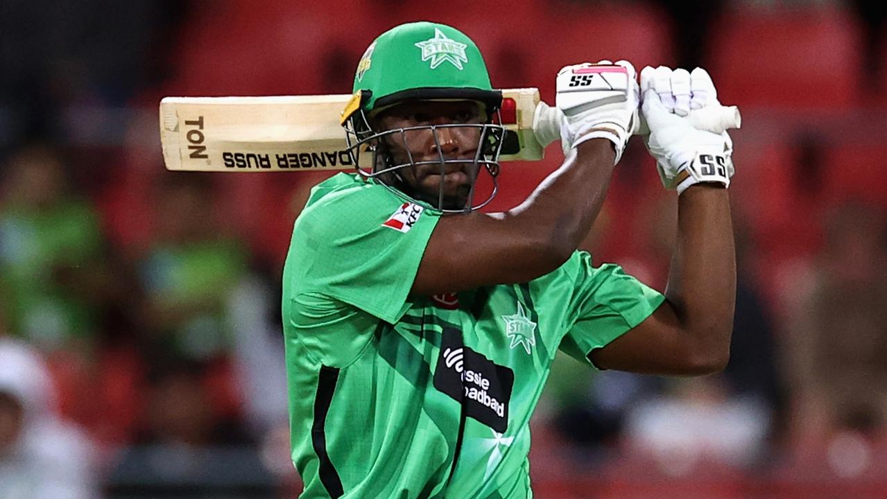 Sydney, Australia - December 12 አንድ Stare star Andre Russell in the men's Big Bash League between Sydney Thunder and Melbourne Stars at GIANTS Stadium, December 12, 2021, in Sydney, Australia.  (Photo by Cameron Spencer / Getty Images)