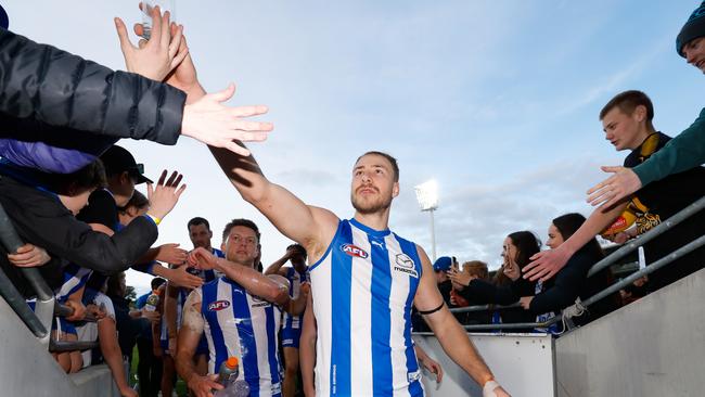 Ben McKay will have a target on his back. Photo by Dylan Burns/AFL Photos via Getty Images