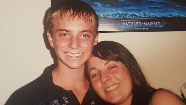 Alex Wildman one year before he died, with his sister Josie.