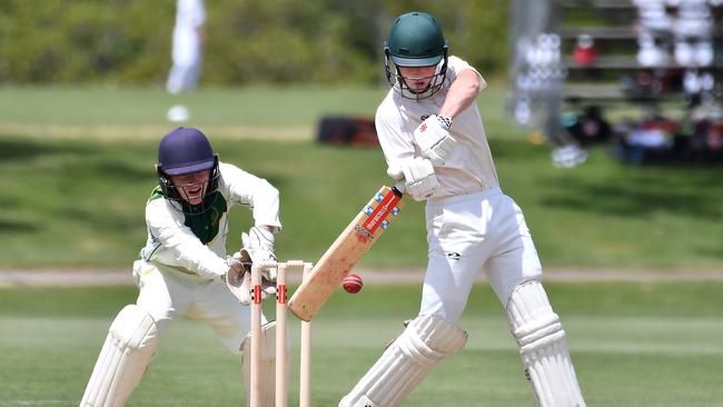 Iona College batsman Zayne Thomas.