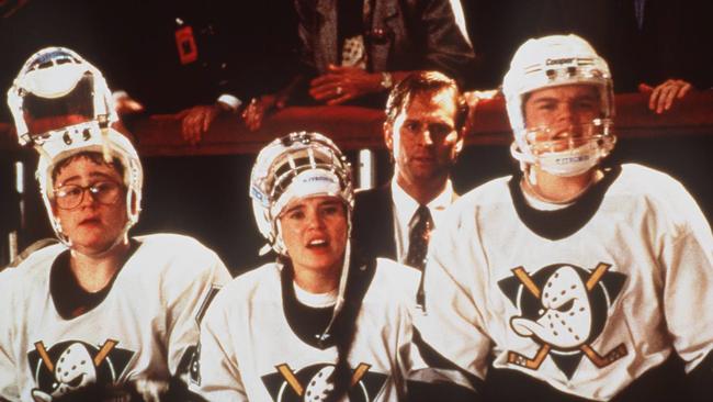 Mighty Ducks' Reunion: Hockey Movie's Cast Re-Creates the Flying V