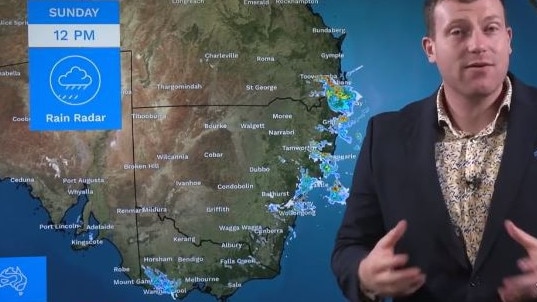 Bureau Meteorologist Angus Hines says the eastern states should brace for more wild weather. Picture: Supplied