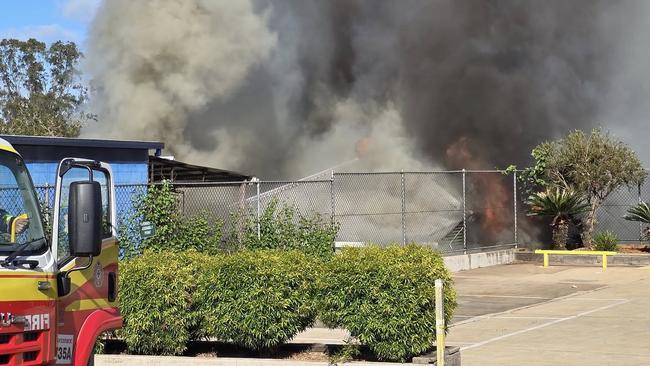 Emergency services responded to reports of a 'well-involved' house fire on Griggs Street in Ravenshoe on Friday, June 6. Photo: Facebook/ Des Dean.