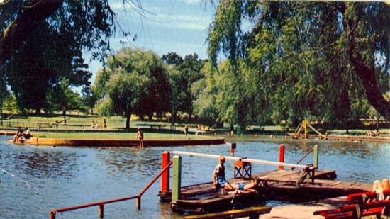 The Eureka Stockade pool in Ballarat, where Cardinal George Pell is accused of molesting two boys while they played there.