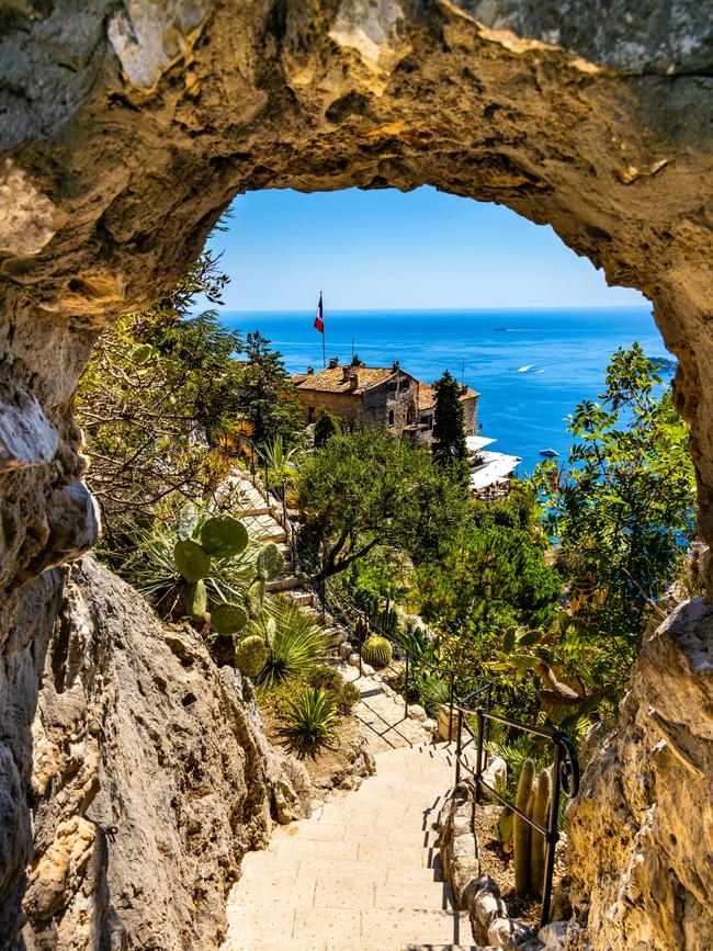 Eze-sur-Mer on the French Riviera.