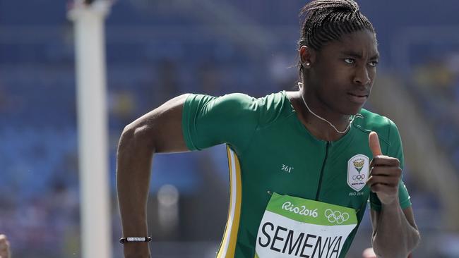 South Africa's Caster Semenya.