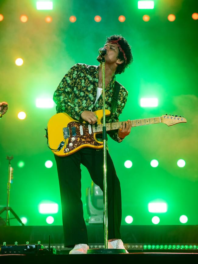 Bruno Mars in Sydney. Picture: supplied