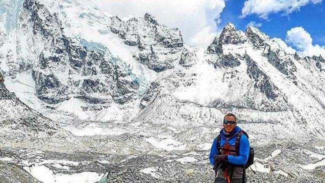 Chris Stockwell trekked to Mt Everest base camp in honour of his friend, Ricky Miller.