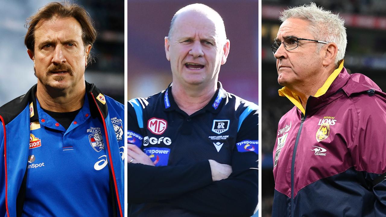 The AFL coaches under the most pressure in 2023, ranked 1-18.