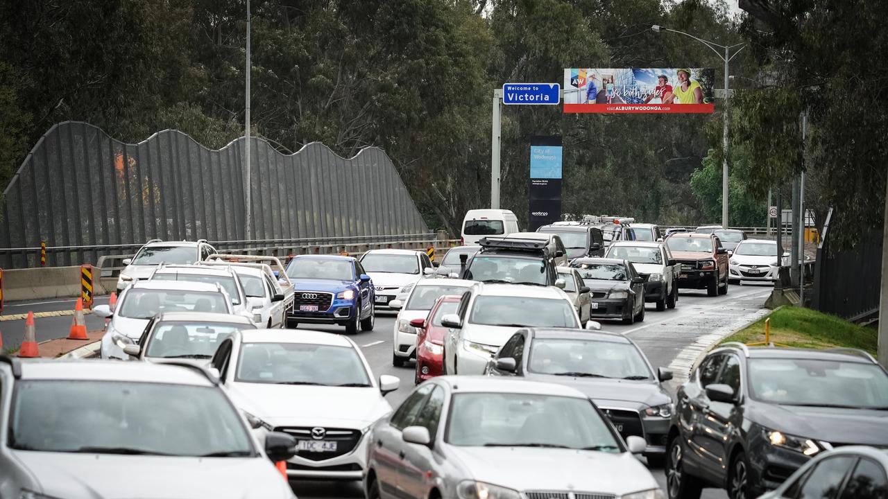 The border has been closed since July 8. Picture: Simon Dallinger.