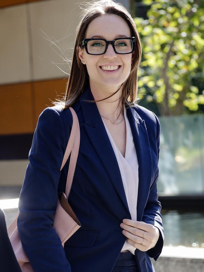 Sally Rugg outside the Federal Court. Picture: NCA NewsWire/Ian Currie