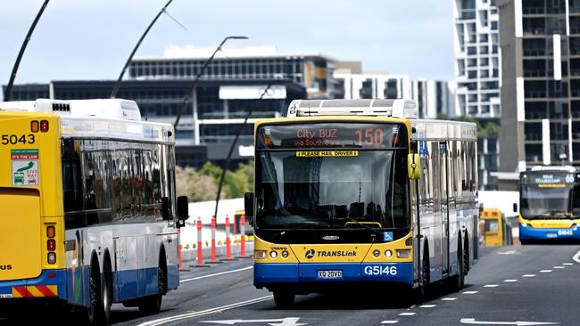 Brisbane City Council union members place a “ban” on uniforms in part of ongoing industrial action. Picture: Dan Peled / NCA NewsWire