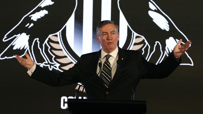 Collingwood president Eddie McGuire. Picture: George Salpigtidis