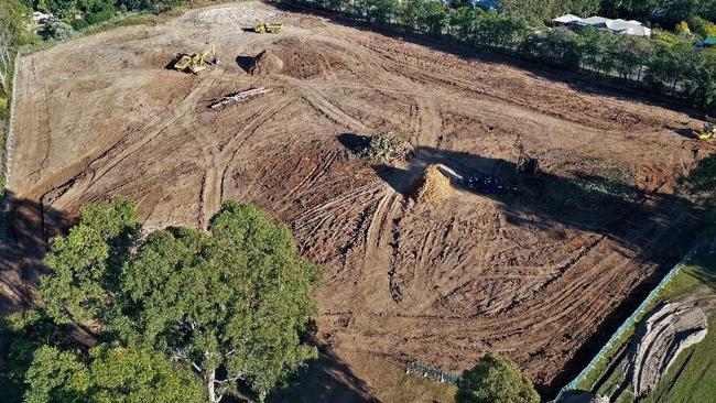 The $2.4 million earthworks project is underway on Signature Care's 144-bed Grafton aged care development.