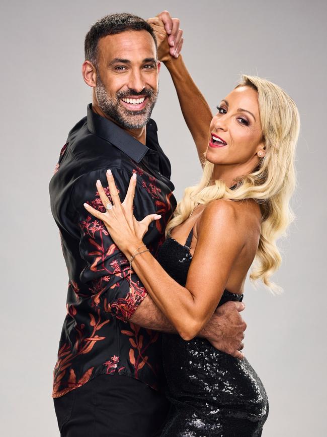 Adam Dovile and dance partner Jess Raffa ahead of Dancing With The Stars.