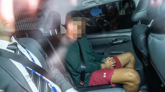 Mr Tito was extradited from NSW, arriving in Melbourne around 3pm. Picture: NCA Newswire / Jake Nowakowski