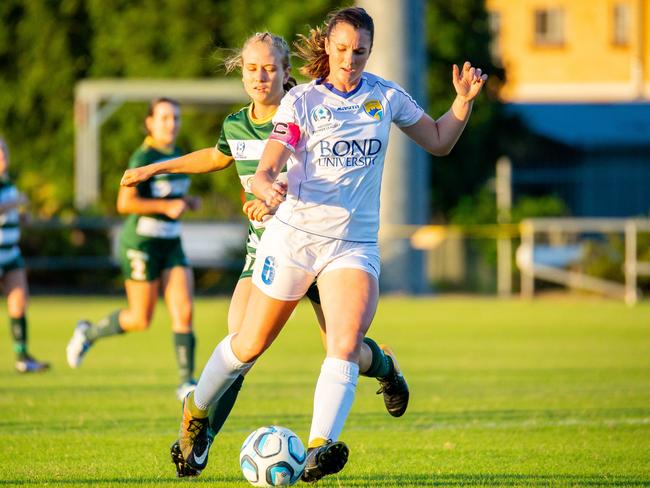 Gold Coast United NPL Women's captain Neesa Doyle.