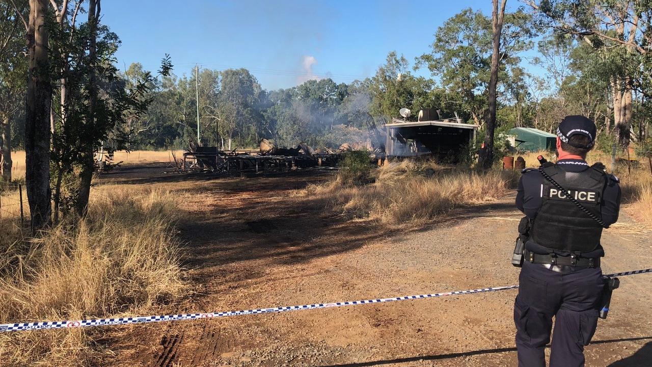 Emergency services were called to a house fire off Sackville St, Stanwell.