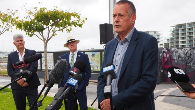 SunCentral CEO John Knaggs at the Maroochydore City Centre for the announcement of the development agreement between Sunshine Coast Council and Walker Corporation.