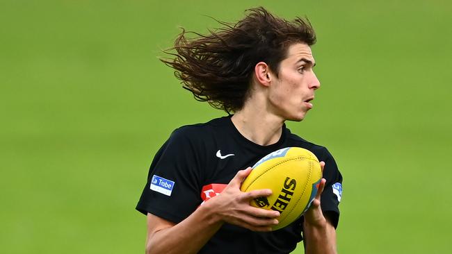 Caleb Poulter was impressive at the MCG on Saturday. Picture: Quinn Rooney/Getty Images