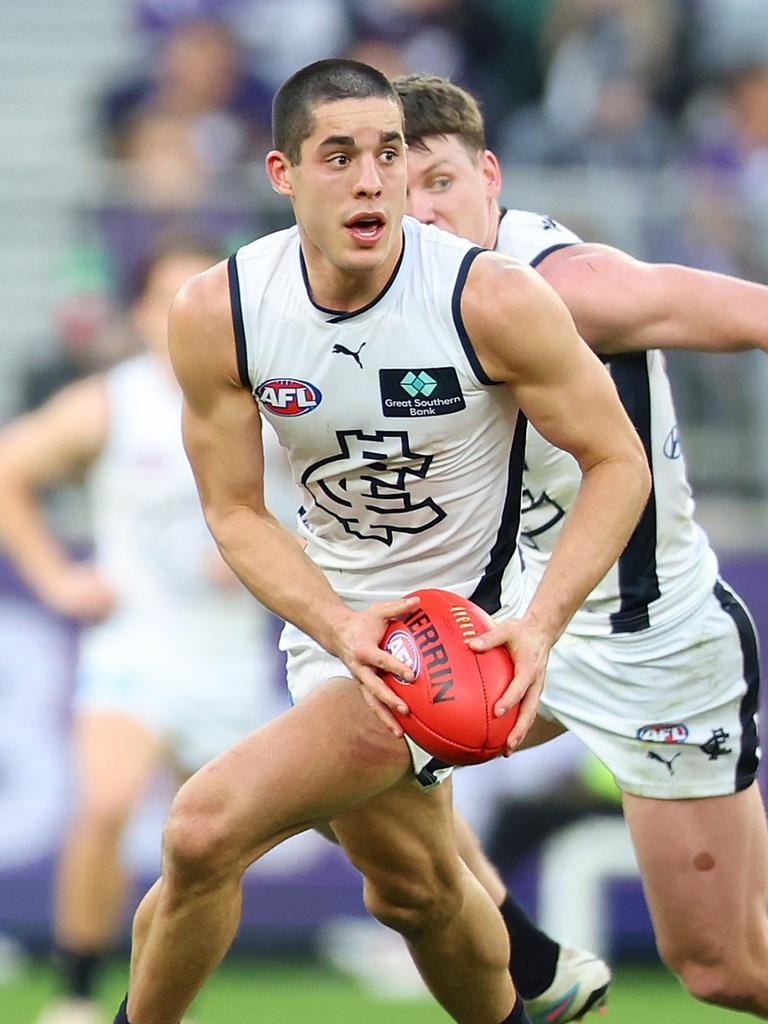 The Dockers have lost plenty of talent in recent years including Adam Cerra. Picture: James Worsfold/AFL Photos/via Getty Images