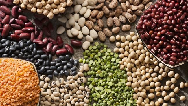 Healthy organic legumes are being recommended in place of red meat due to the high amounts of saturated fat and cholesterol in beef can raise people’s LDL or ‘bad’ cholesterol. Picture: istock