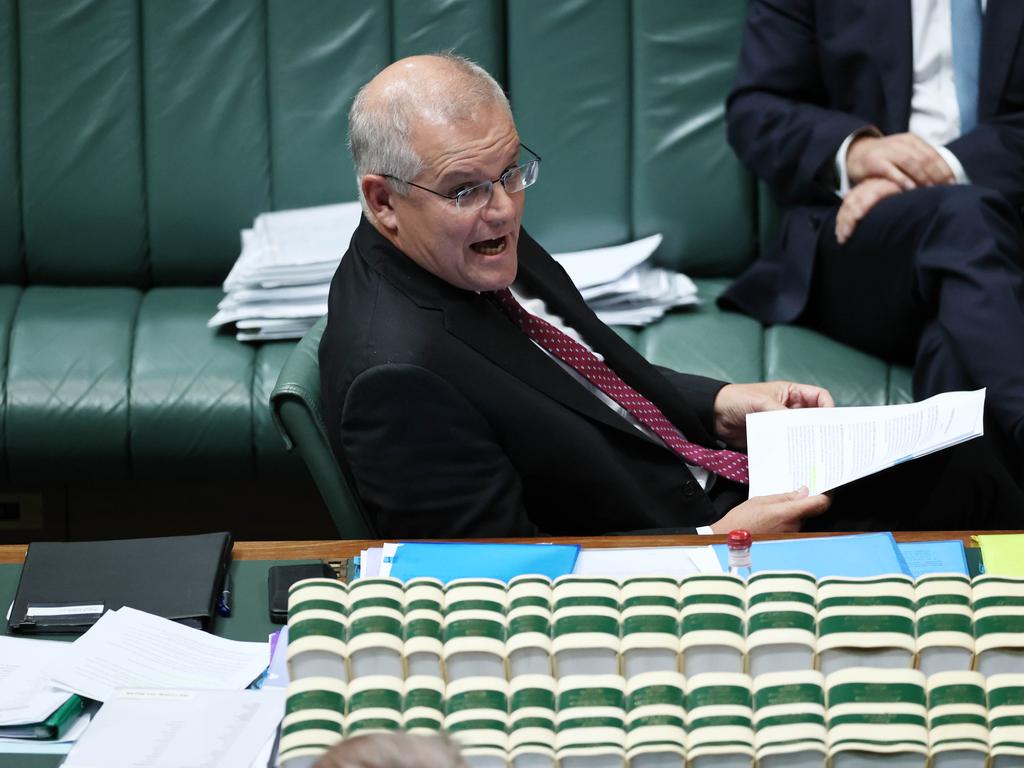 Prime Minister Scott Morrison issued a late-night apology over the harassment claim. Picture: NCA NewsWire / Gary Ramage