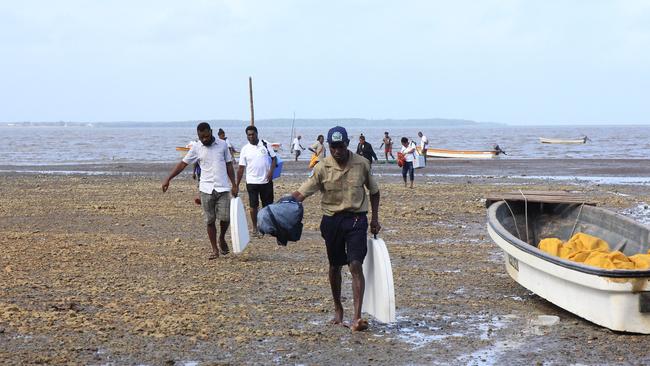 A precious cargo of Covid-19 vaccines from Australia arrives in Papua New Guinea’s Western Province, just across the Torres Strait from Cape York.