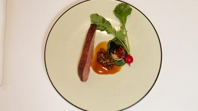 Duck and turnip at Gladioli. Picture: Andrew Tauber