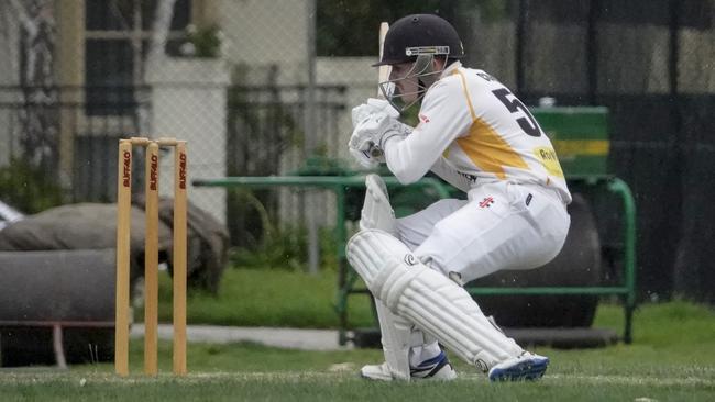 Mentone batter Lee Cormie. Picture: Valeriu Campan