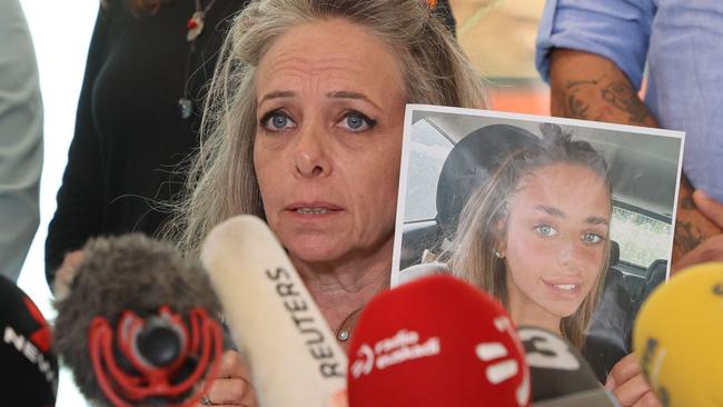 Keren Shem, mother of hostage Mia Shem. Picture: Gil Cohen Magen/AFP