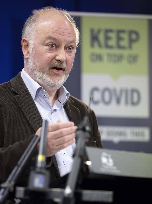 Director of Public Health Dr Mark Veitch at Hobart. Picture: Chris Kidd