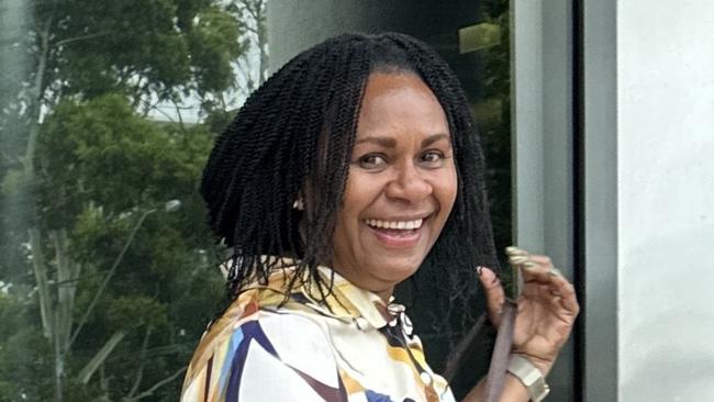 Darusila Edwards leaving Maroochydore Magistrates Court on December 13, 2024. Picture: Sam Turner