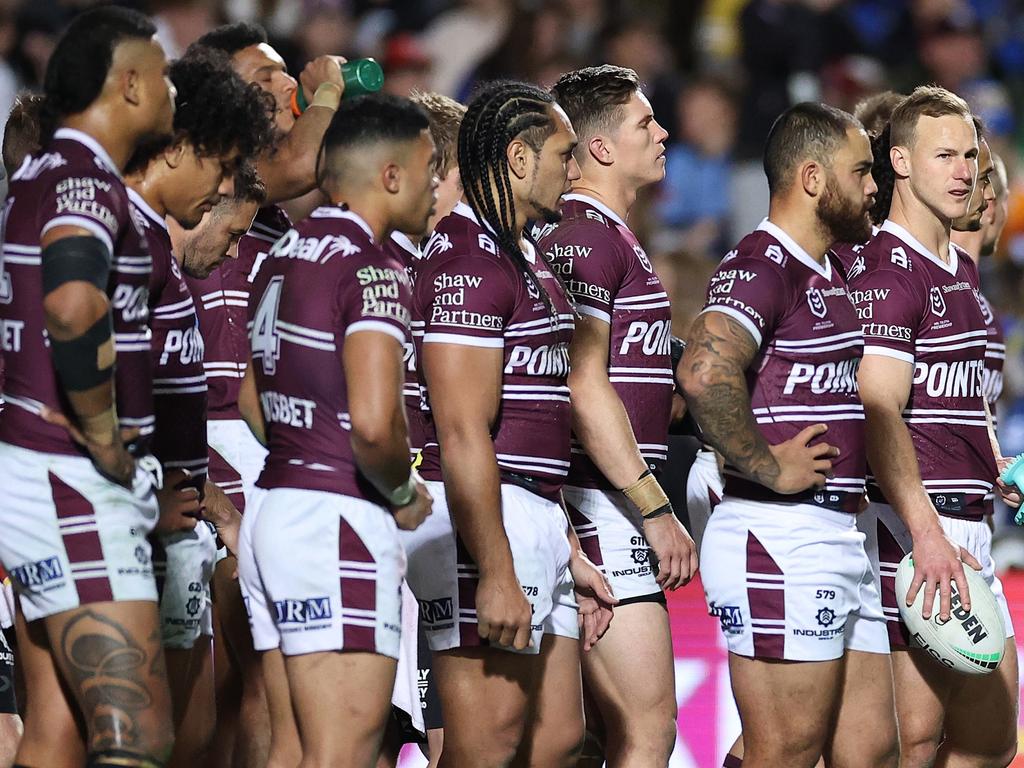 The Sea Eagles have shown little pride in their jersey. Picture: Cameron Spencer/Getty Images