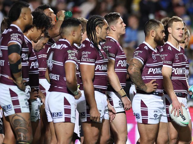 The Sea Eagles have shown little pride in their jersey. Picture: Cameron Spencer/Getty Images