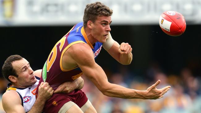 The Bombers swooped on Brisbane toughnut Tom Cutler. Picture: Darren England