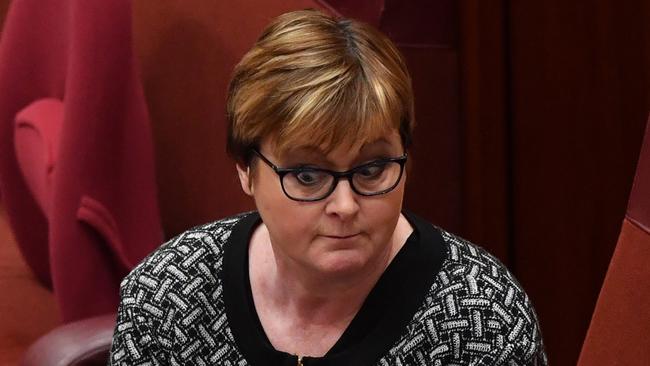 Senator Linda Reynolds during Senate Business at Parliament House on June 23, 2021 in Canberra. She has cautiously backed quotas as a way to increase female representation in Liberal ranks. (Photo by Sam Mooy/Getty Images)