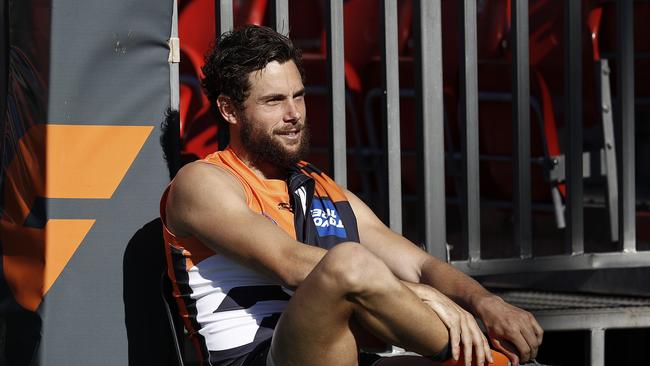 Josh Kelly was a late withdrawal for the Giants on Friday night. Picture: Ryan Pierse/Getty Images